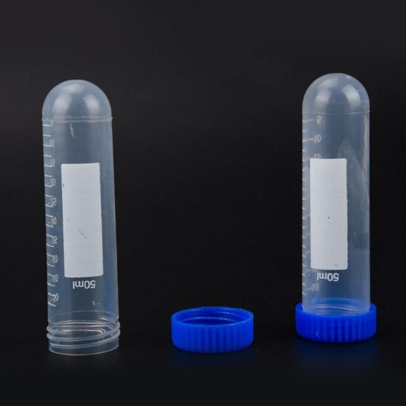 3pcs/Pack Clear 50ml Centrifuge Tubes Set for Student Teacher School Experiment