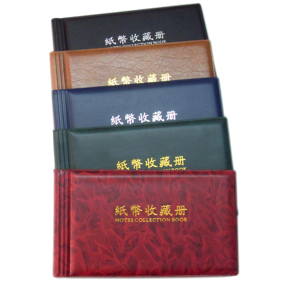30 Paper Money Note Holders Collection Collecting Storage Pockets Album