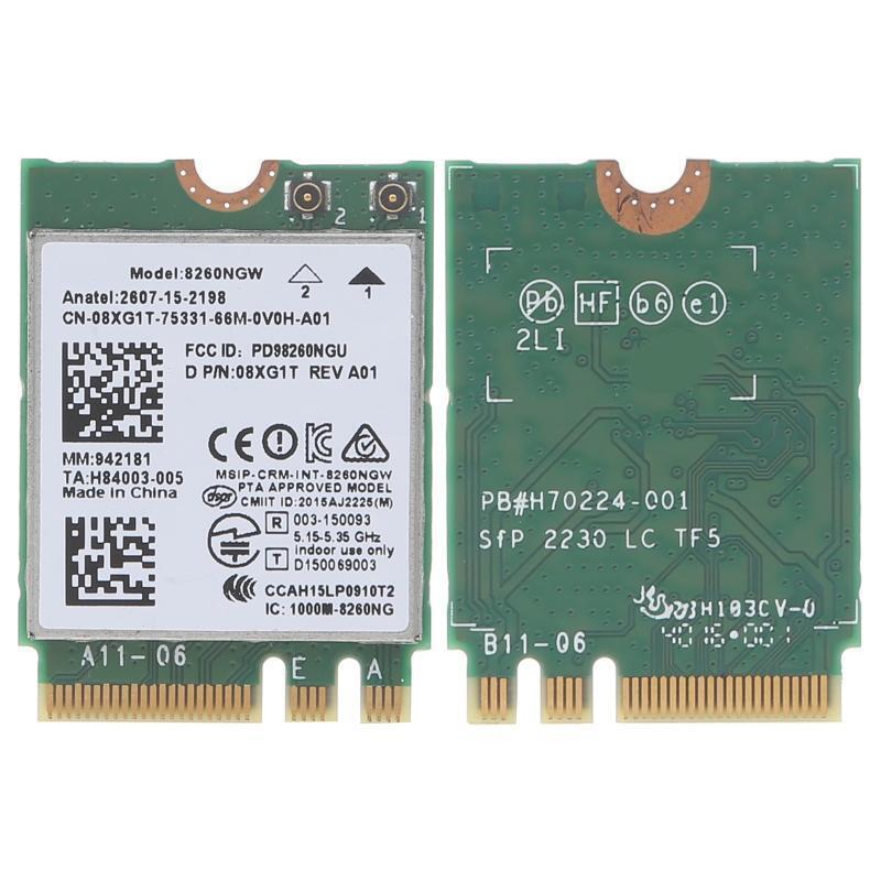 8260NGW Dual Band Bluetooth-compatible Wireless 8260 BT4.2 2.4G/5G 867Mbps