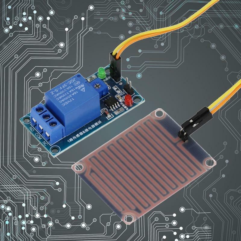 Rain Controller Rain Sensor Relay Module Foliar Moisture Monitor Weather Board