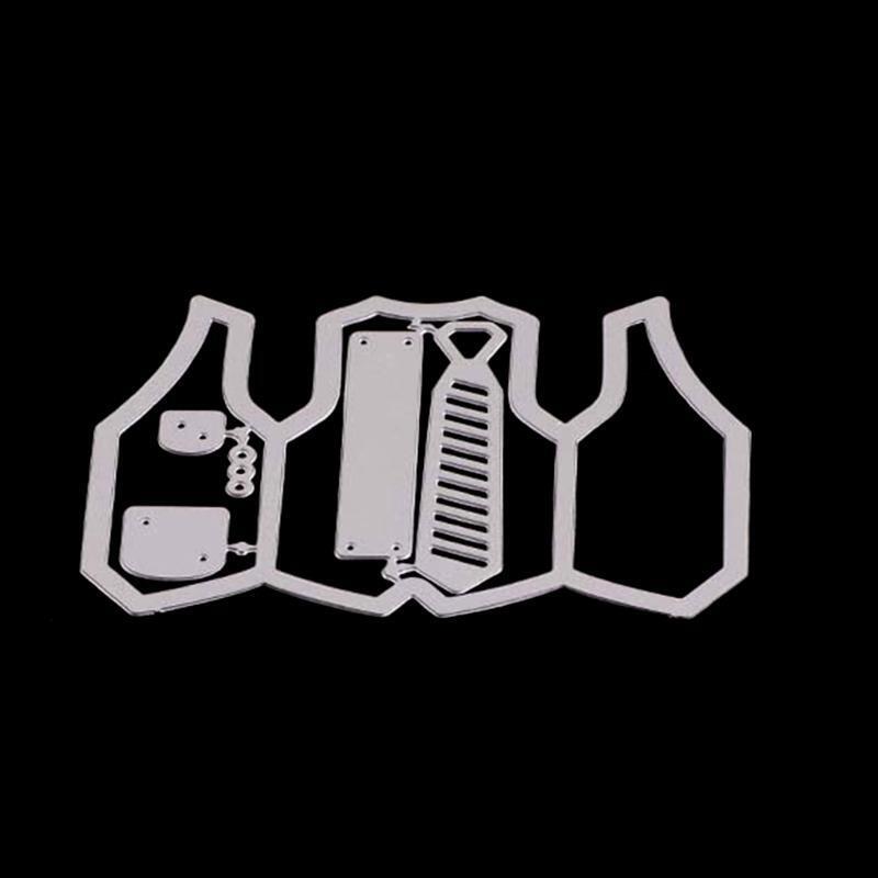 The Suit Vest Metal Cutting Dies Stencil DIY Scrapbooking Embossing Paper Card