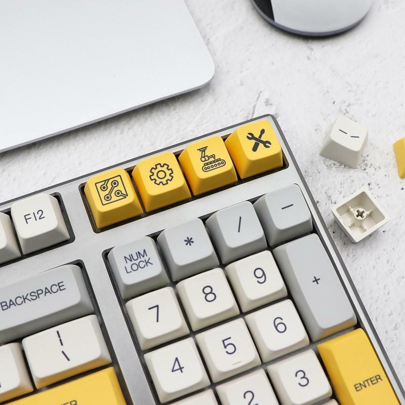 MDA Keycaps for GK61/64/68/75/84/87/96/980/104/108 MX Switch Mechanical Keyboard
