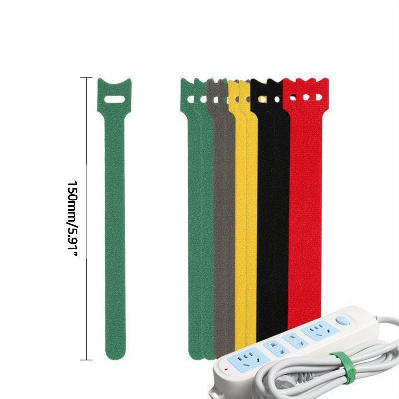 50Pcs Cable Winder for Earphone Data Cord Charger Line Desk Cable Holder Straps