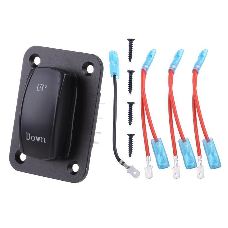 Multi Port Sockets 2 Lights Rocker RV Car Marine Boat On/Off Toggle Switch Panel