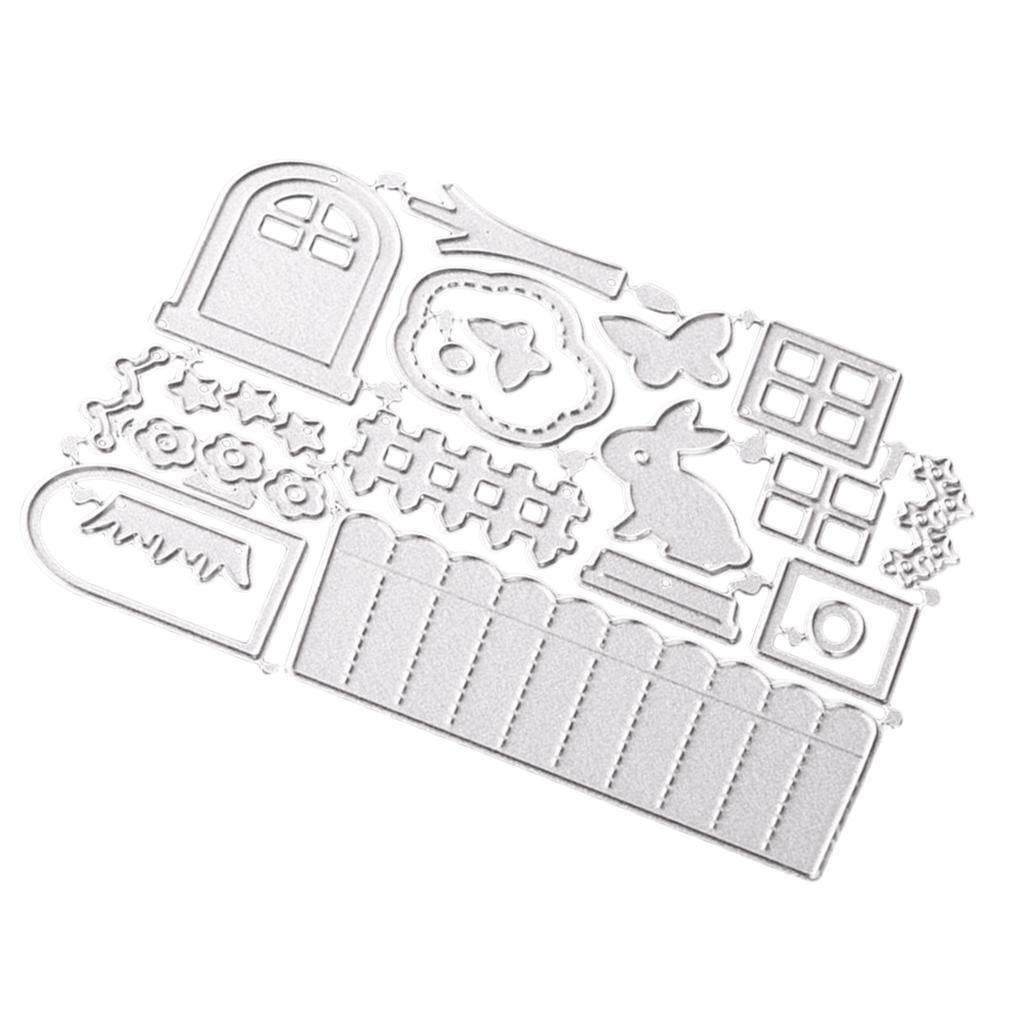 Garden Metal Cutting Dies Scrapbooking Album Paper Embossing Decoration DIY
