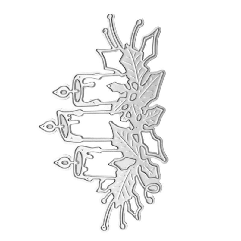Hollow-out Candles Cutting Dies Metal Embossing Die Cuts Art Stencils Templates