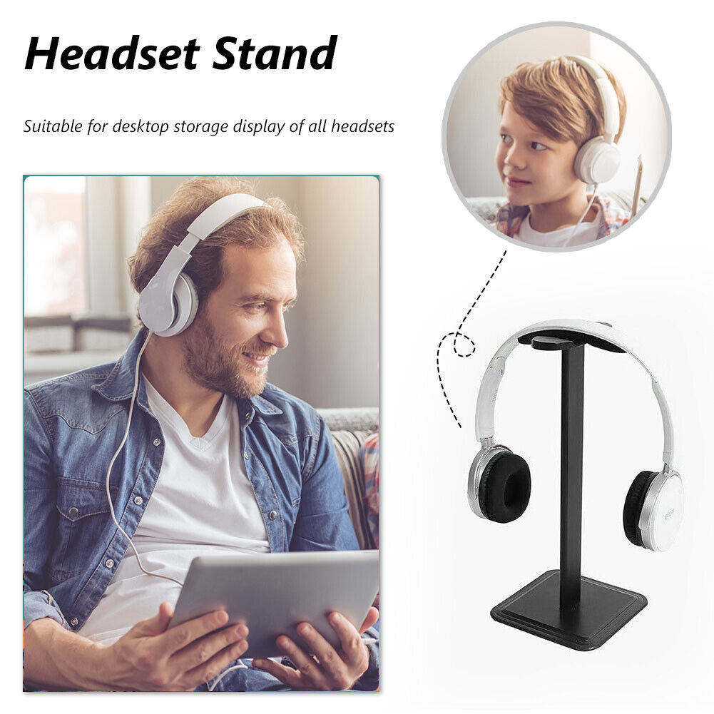 M2 Headphone Stand Gaming Headset Holder for All Over-Ear On-Ear Headphones