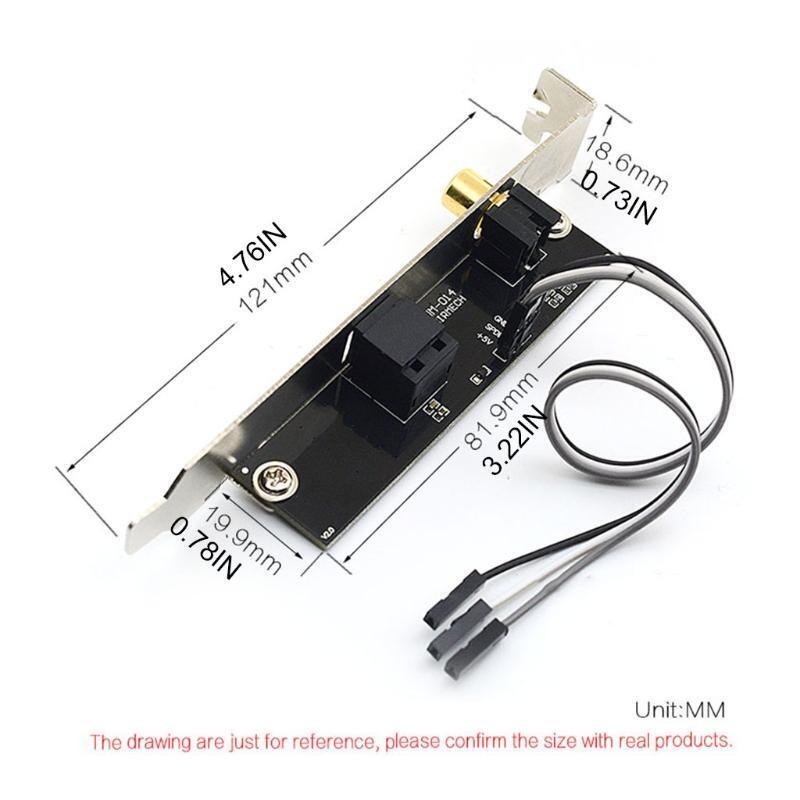 Upgrade New SPDIF Daughter Card Audio Digital Sound Card 24Bit 192KHz