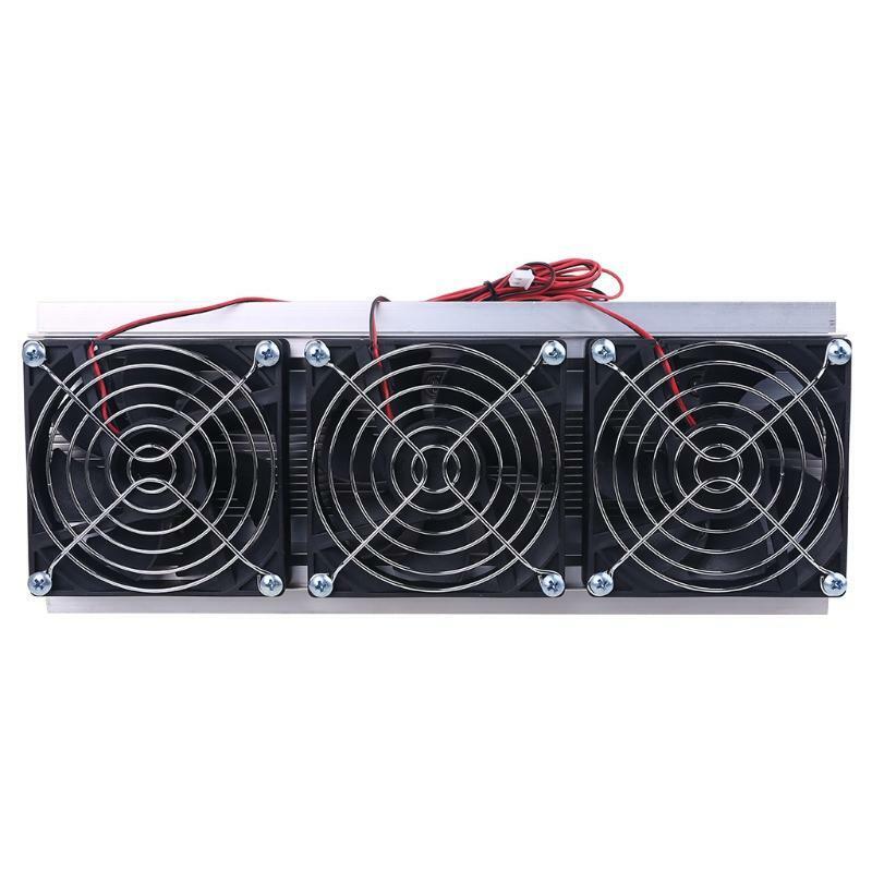 TEC Electron Semiconductor Refrigeration Cooler Triple Fan Thermoelectric Module