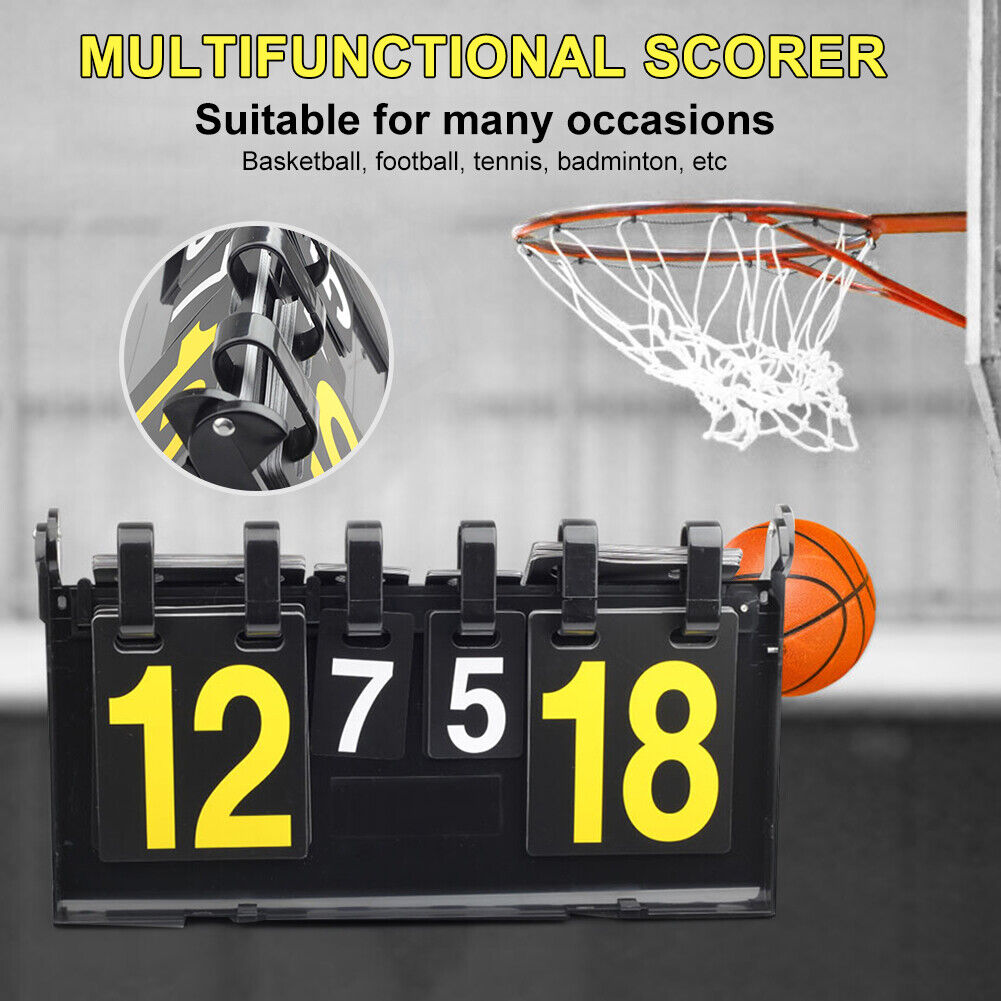 4-Digit Score Board Basketball Football Volleyball Table Tennis Scoreboard