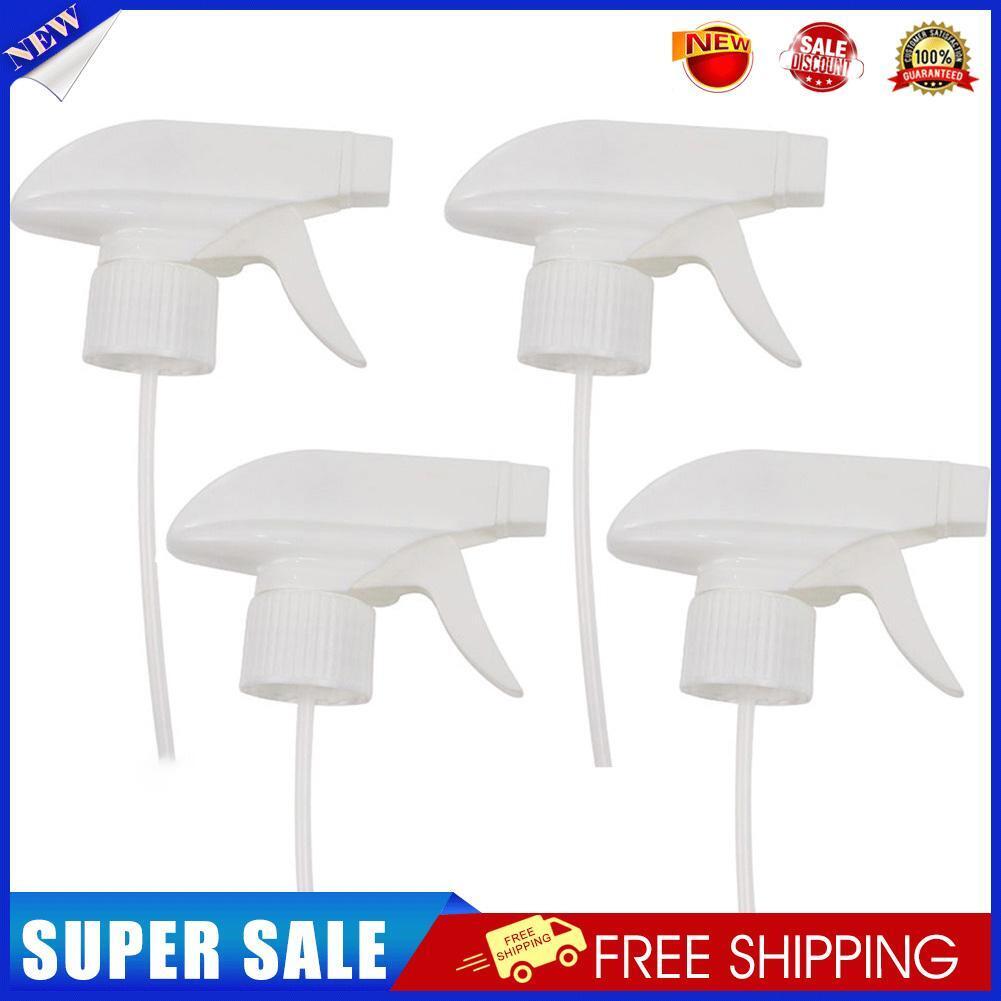 4pcs Mist Stream Sprayer Replacement Trigger Handheld Spray Nozzles (White)