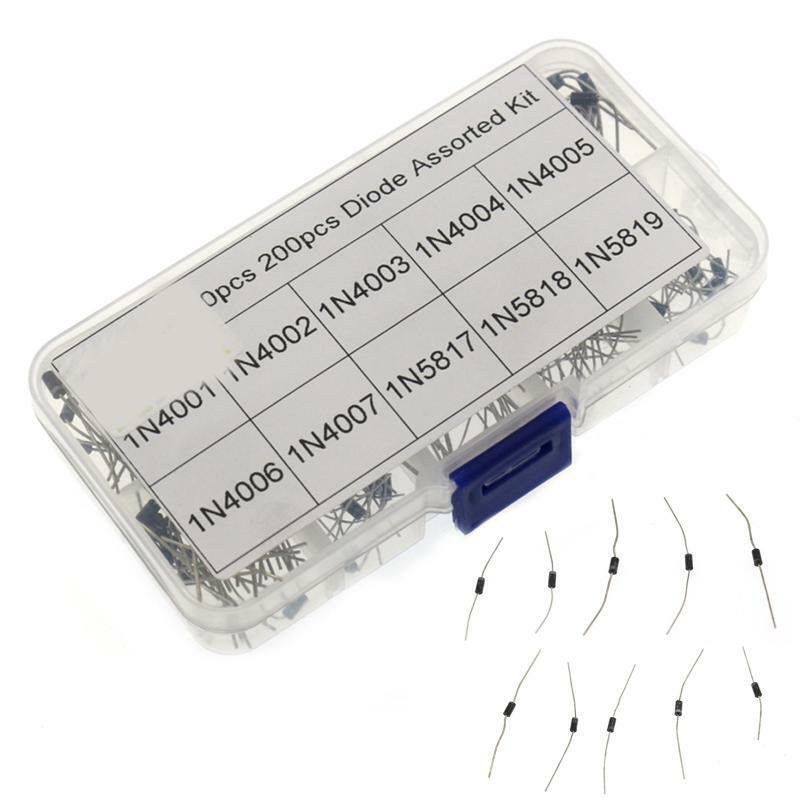 Diode Assorted Kit 10 Value Contains 1N5817 1N5818 1N4003 1N4004 1N4006 1N4007