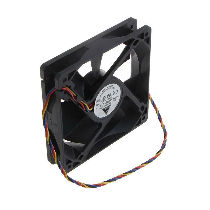 12x12x2.5cm Cooling Fan Replacement for AFB1212SH High 3400CFM 4Pin 4Wire Cooler