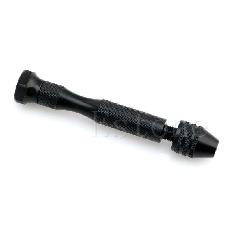 0.3-3.2mm Mini Manual Aluminum Hand Drill Chuck Twsit Micro Drill Bit Tool