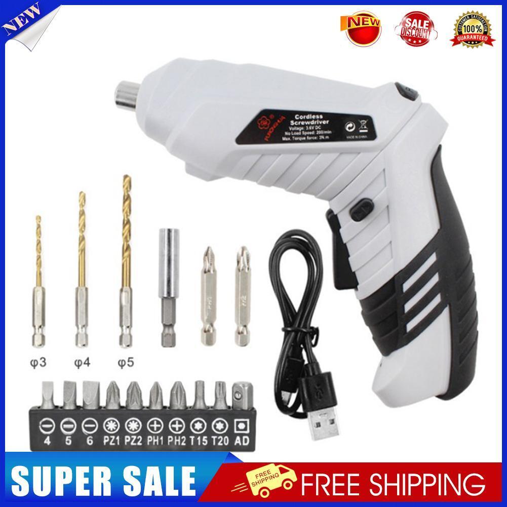 Cordless USB Charging Mini Electric Screwdriver 3.6V Rechargeable Drill