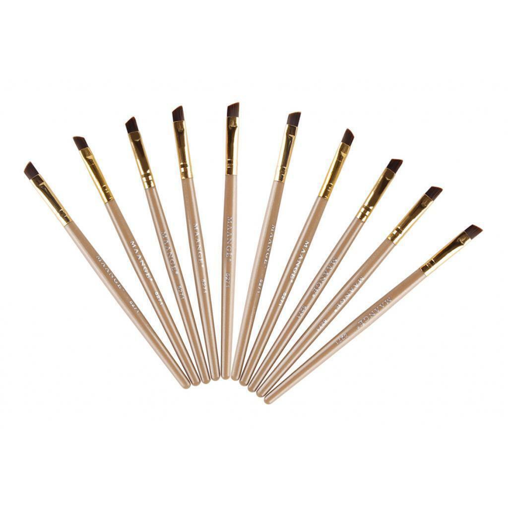 Professional Eyebrow Defining Brush Plastic Handle Brow Makeup Liner Definer