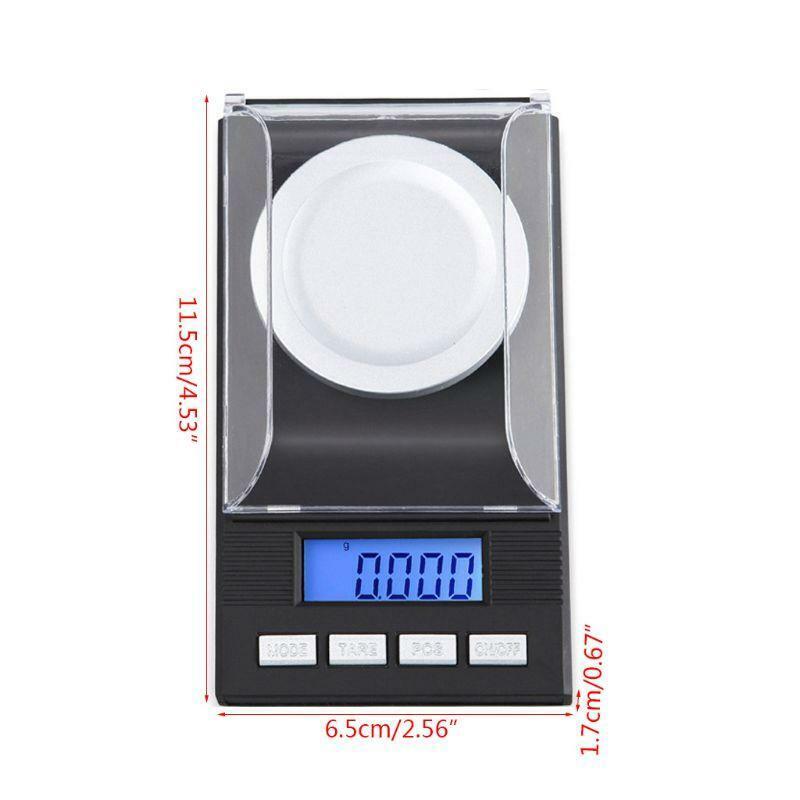 Digital Milligram Jewelry Scale 50g / 0.001g Reloading,High-Precision Pocket Sc