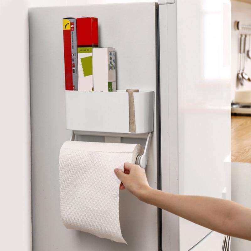 Tissue Holder Store Tissue Hang on Refrigerator Make Room Tidy Save More Space