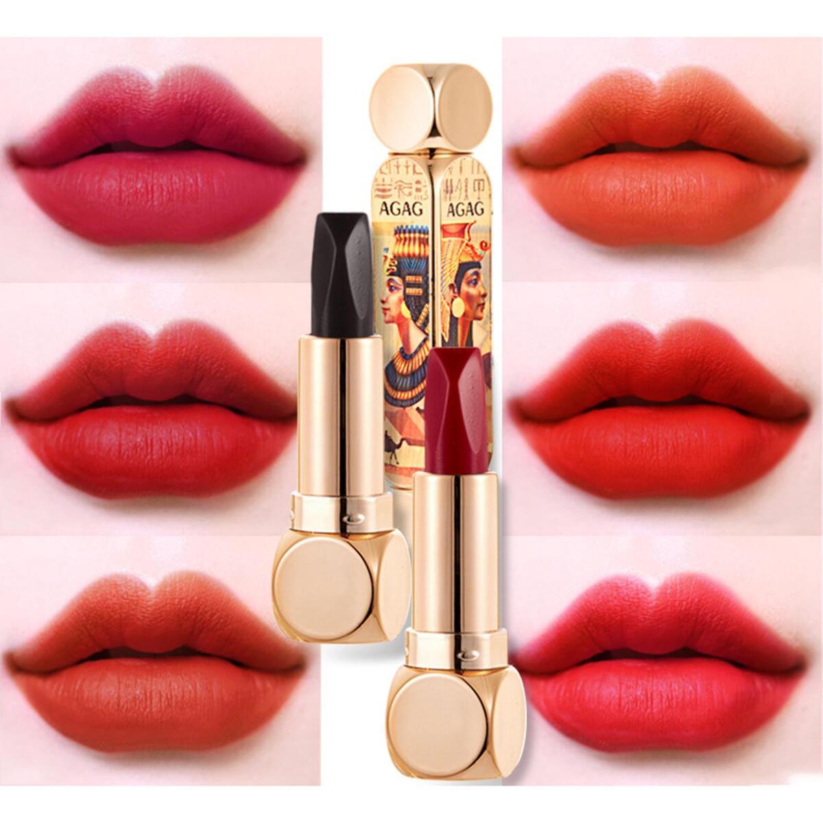 6 Colors in 1 Matte Lipstick Smoothing Lip Stick Waterproof Makeup Lipstick
