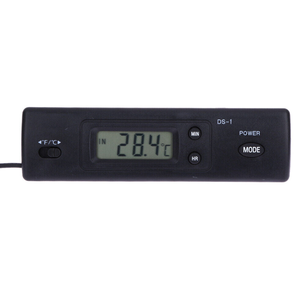Digital Thermometer Auto LCD Display In Out Clock for Car Home Vehicle