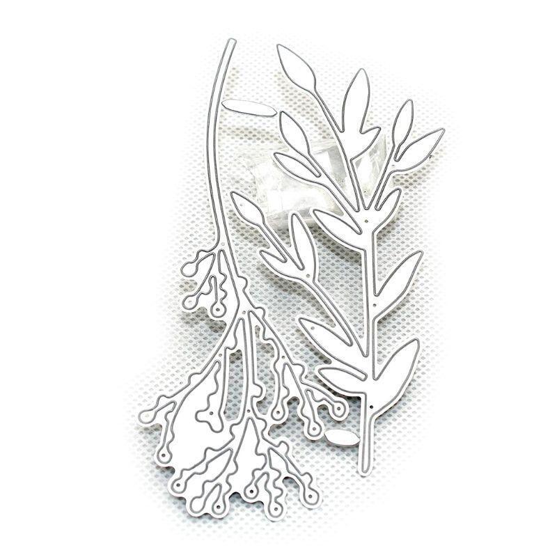 Plant Metal Cutting Dies Stencil DIY Scrapbooking Album Stamp Paper Card Decor