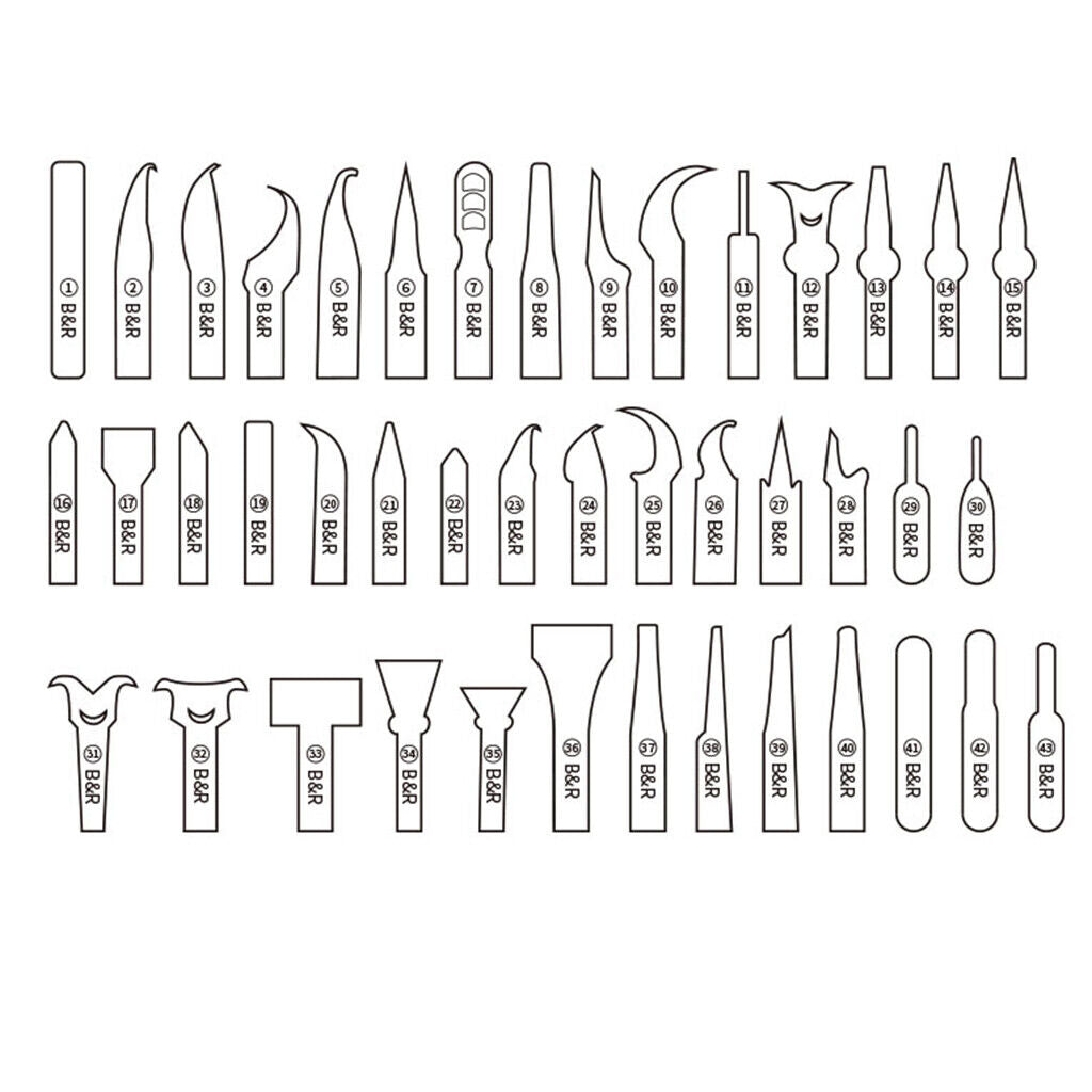 43 In 1 Remove CPU BGA IC Chip Handle Blade Cutter Mainboard Disassemble Repair