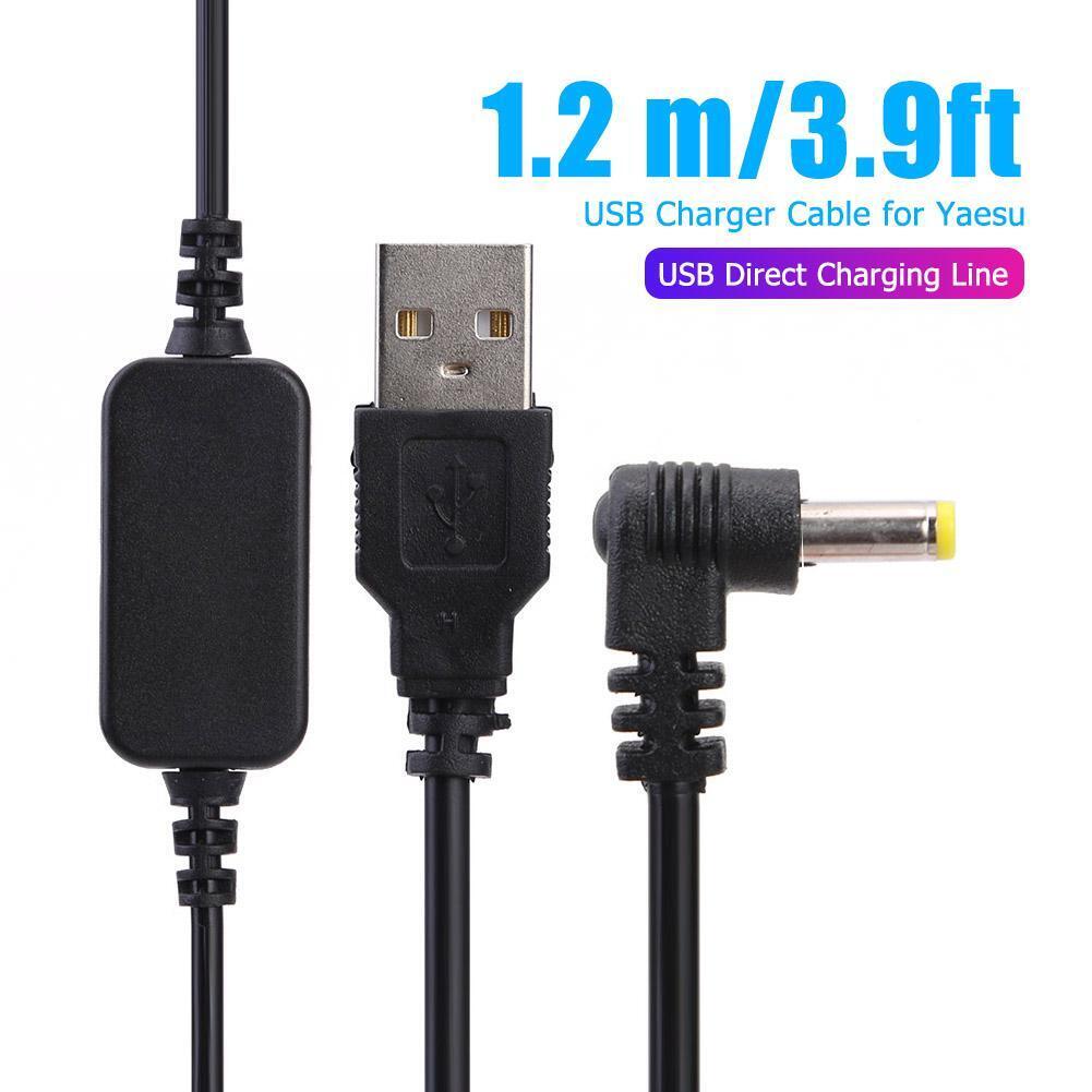 USB Power Charging Cable for Yaesu VX-6R VX7R FT60R VX177 Walkie Talkie