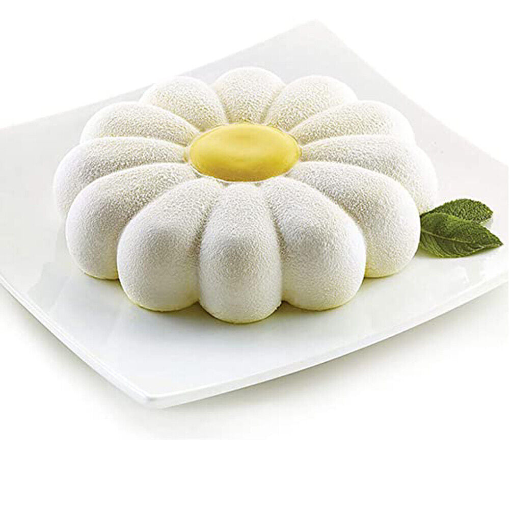 Jelly DIY Pastry Mousse Sunflower Flower Cake Mold Baking Tools Silicone