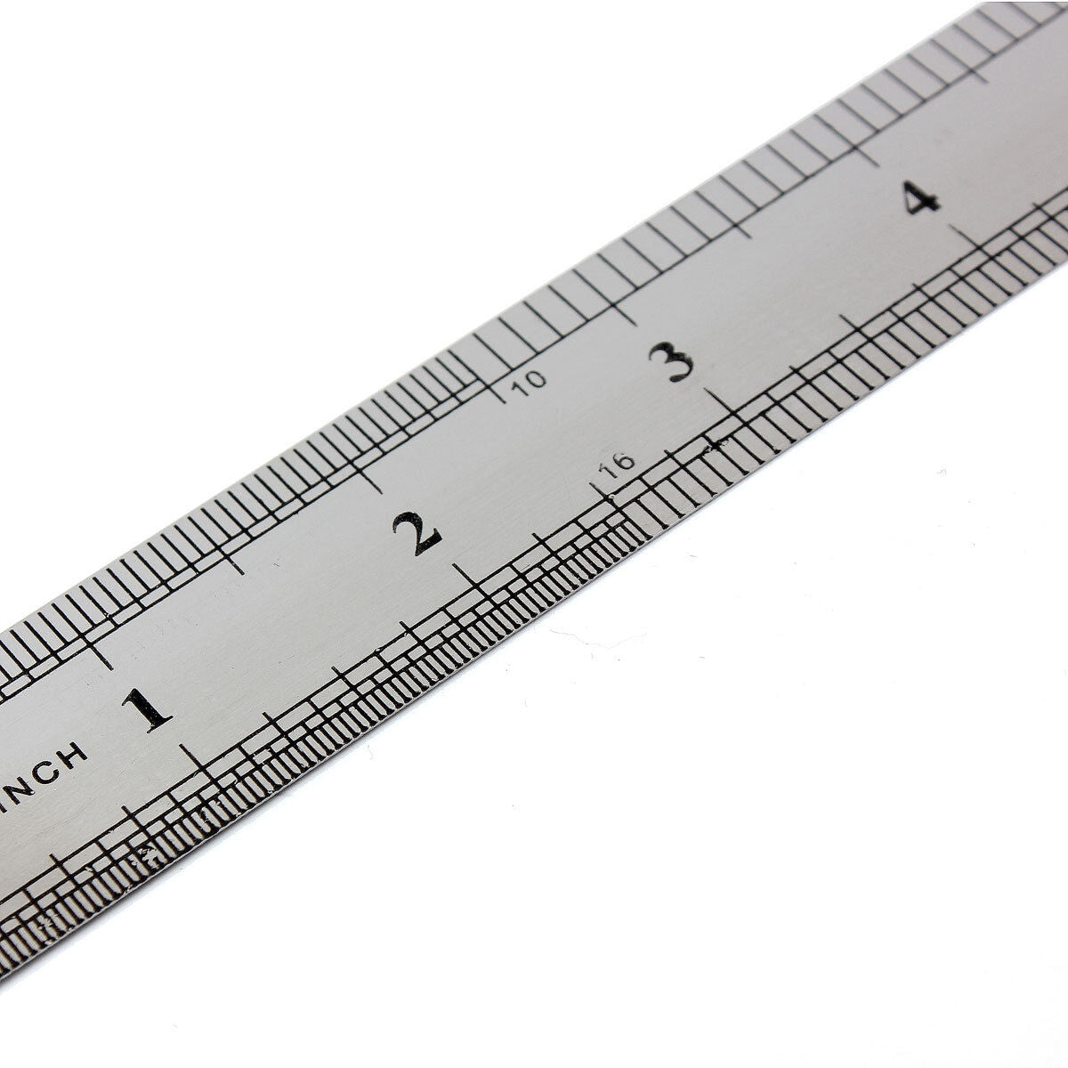 12" 30cm Stainles Steel Measuring Metric Metal Ruler Double Sided Measure Tool