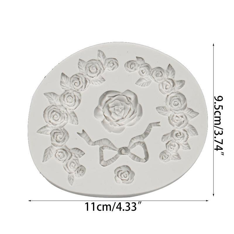 Rose Shape Jelly Molds Ice Silicone Mould Cake Decorating Gadgets Fondant Moulds