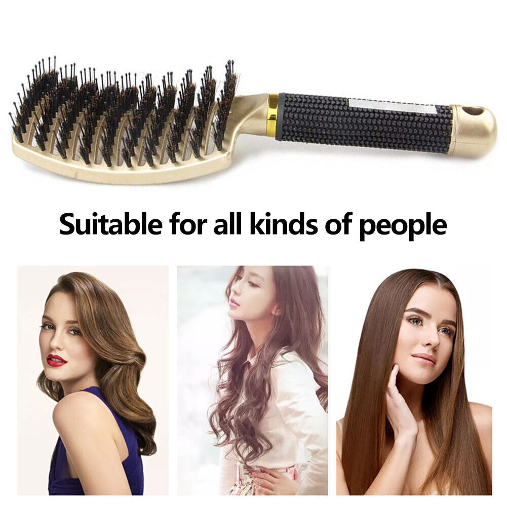 Plastic Hair Comb Anti-static Hairdressing Massage Comb Salon Home Brush