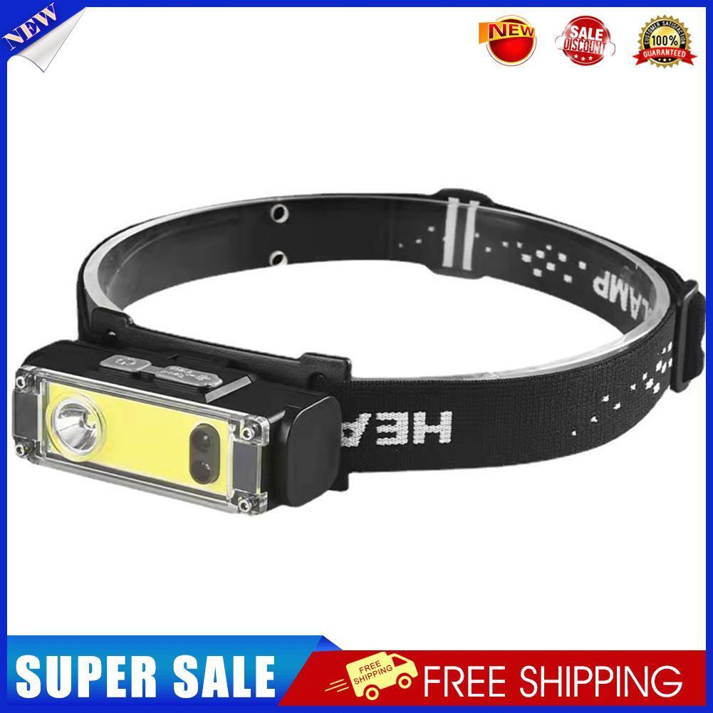COB+XPE LED Strong Floodlight Headlight Smart Sensor Headlamp Red Light