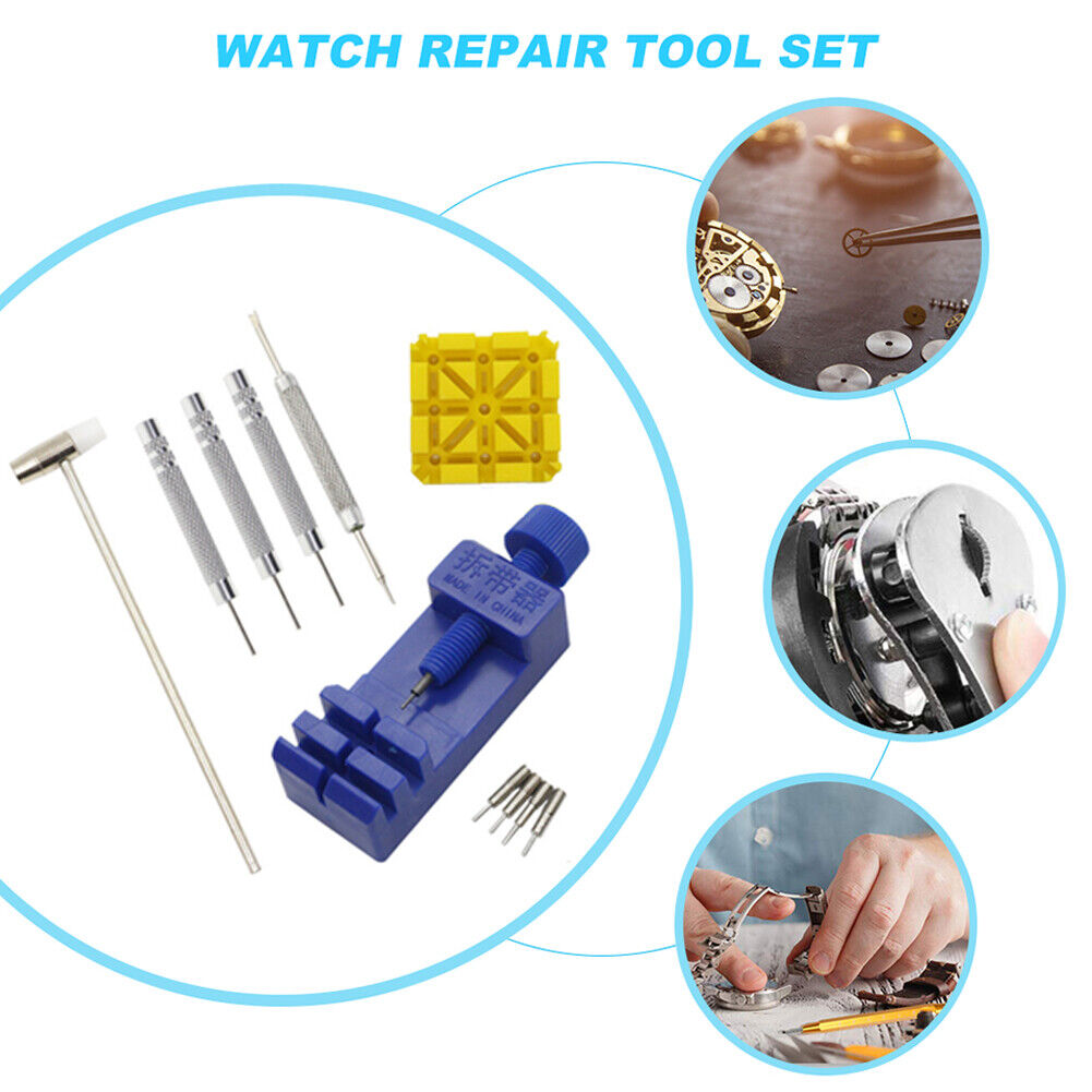 11pcs Watch Link Pin Remover Back Case Opener Adjuster Repair Tools Kit