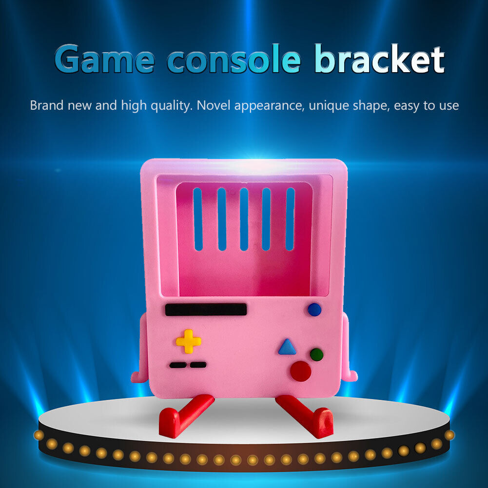 Game Console Support Storage Holder for Switch Charging Stand Base (Pink)