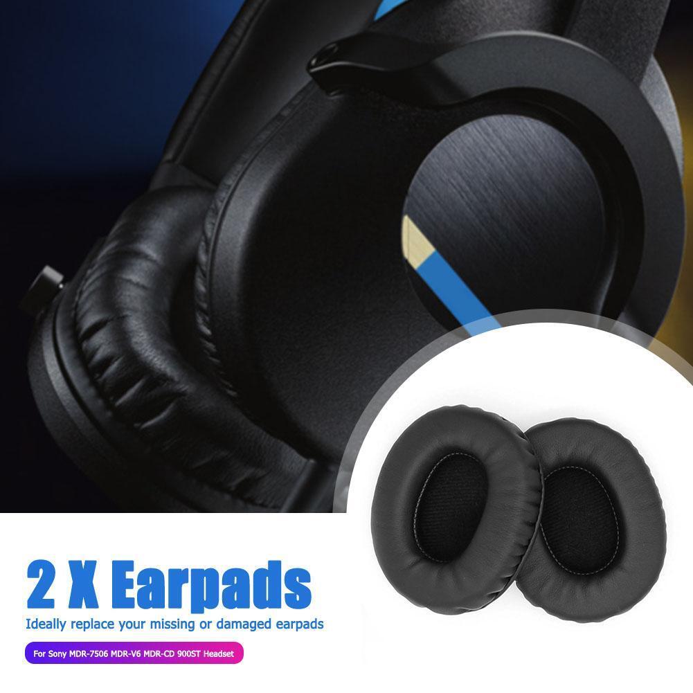 1 Pair Replacement Ear Pads for Sony MDR-7506 MDR-V6 MDR-CD 900ST Headphone