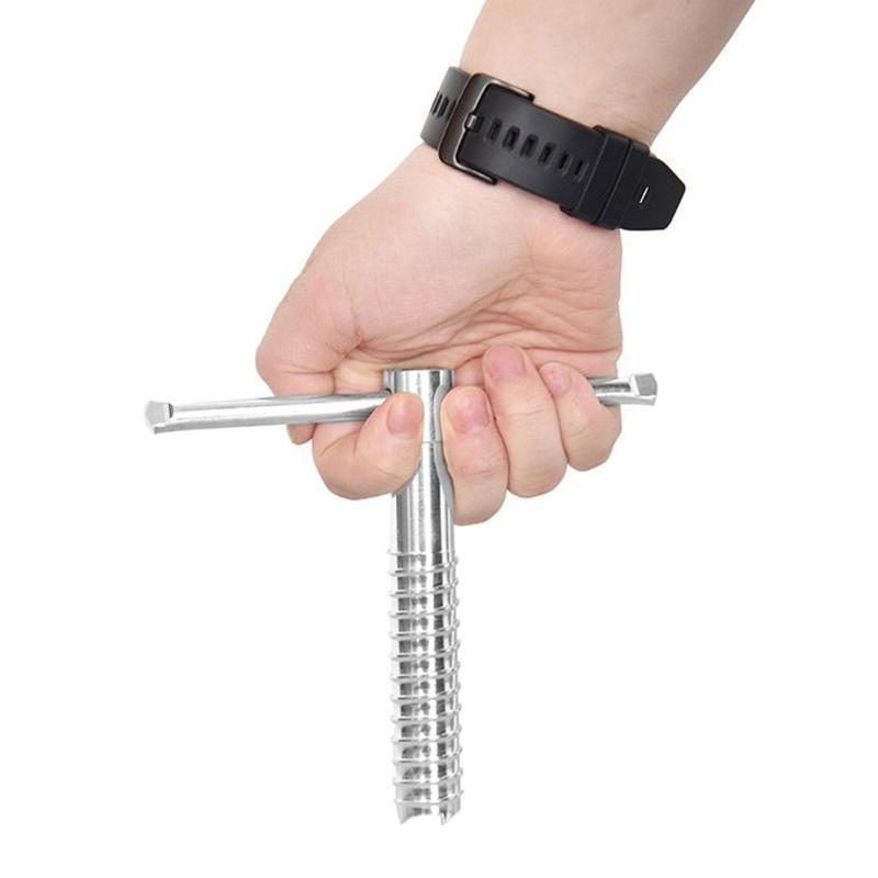Outdoor Camping Accessories Durable Anti Deformed Metal Winter Ice Fishing Drill