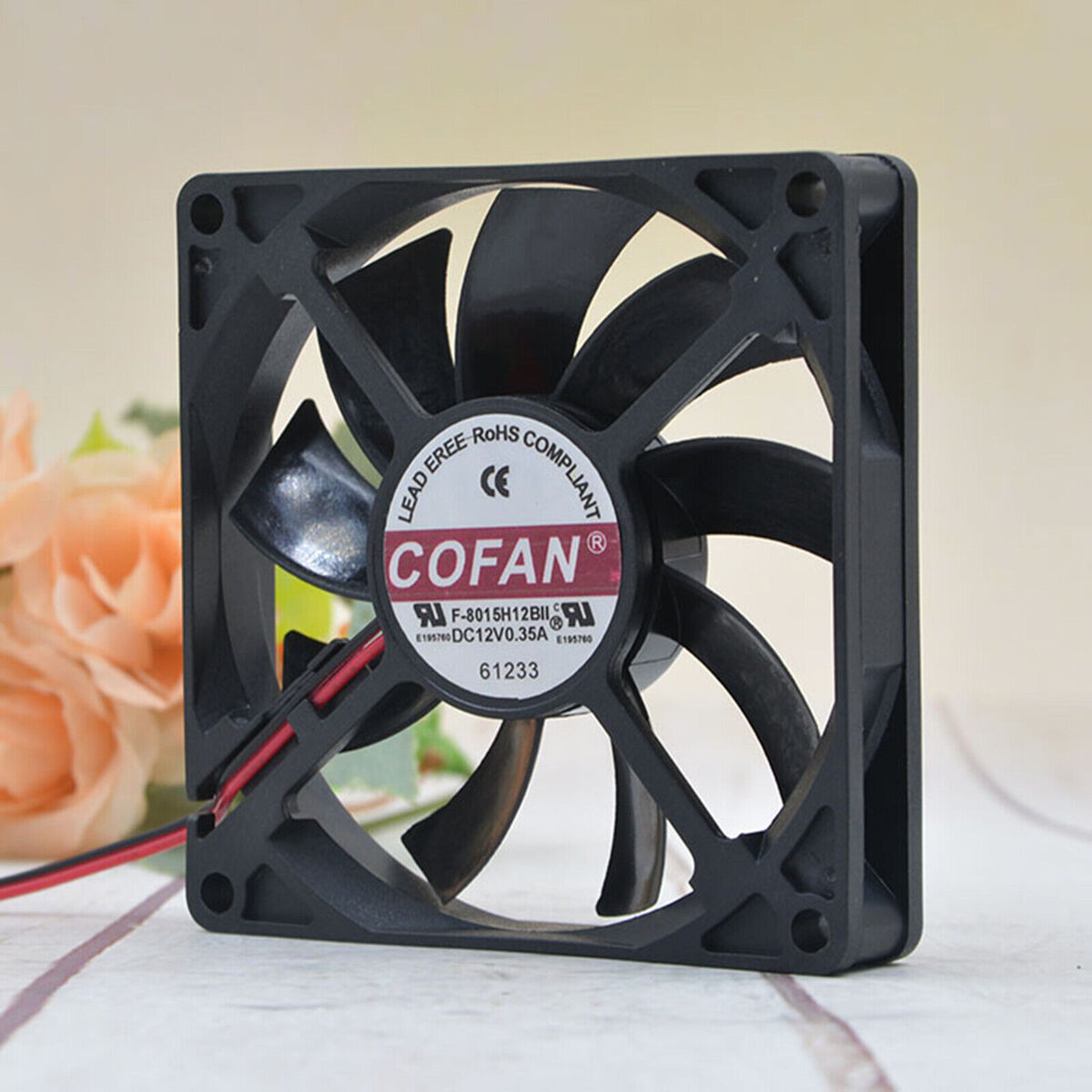 COFAN F-8015H12BII 12V 0.35A 8CM Chassis Large Air Volume Fan Chassis Ultra-thin