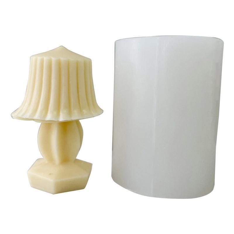 Desk Lamp Silicone Candle Mold Silicone Crafts Candle Making Supplies Gift