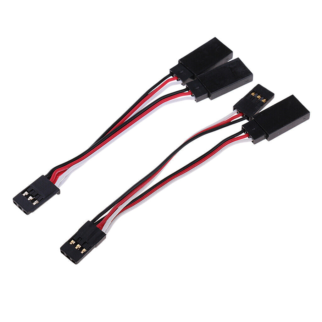 8x 4in  Y Shape Wire Harness  JR Plug for  JR Servo