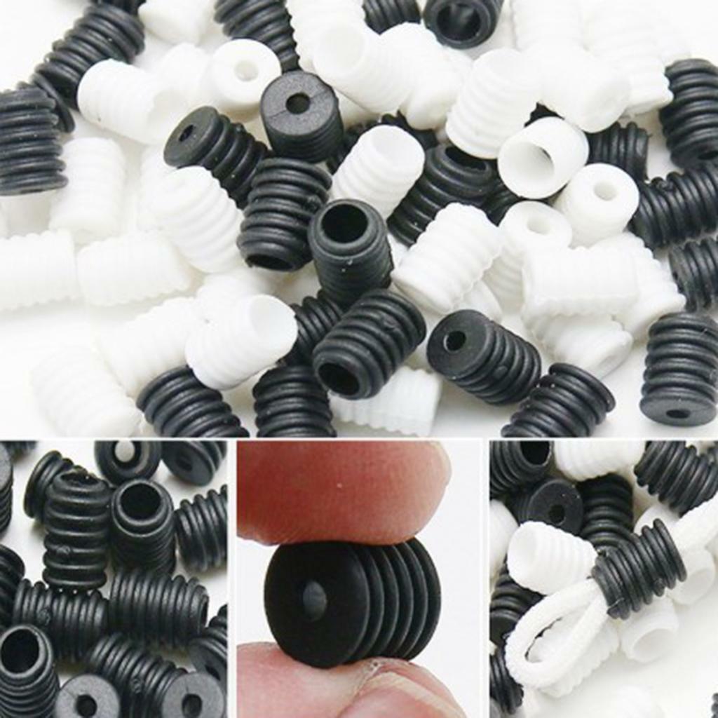 2000 Pieces Lock Ends Toggles Adjustable for Elastic Cord Making