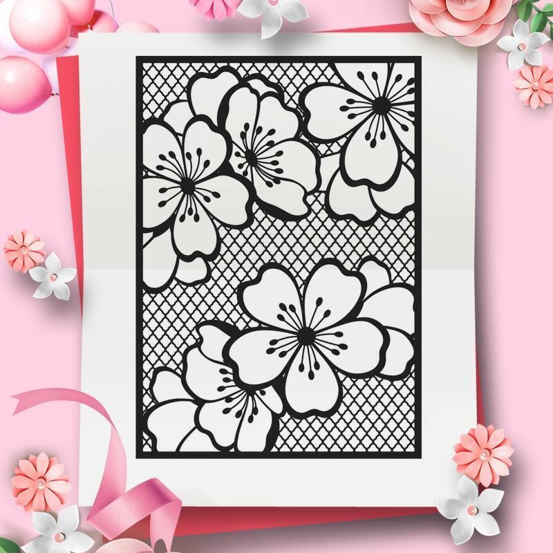 Flowers Cutting Dies Handmade Stencil Mold Embossing Pattern