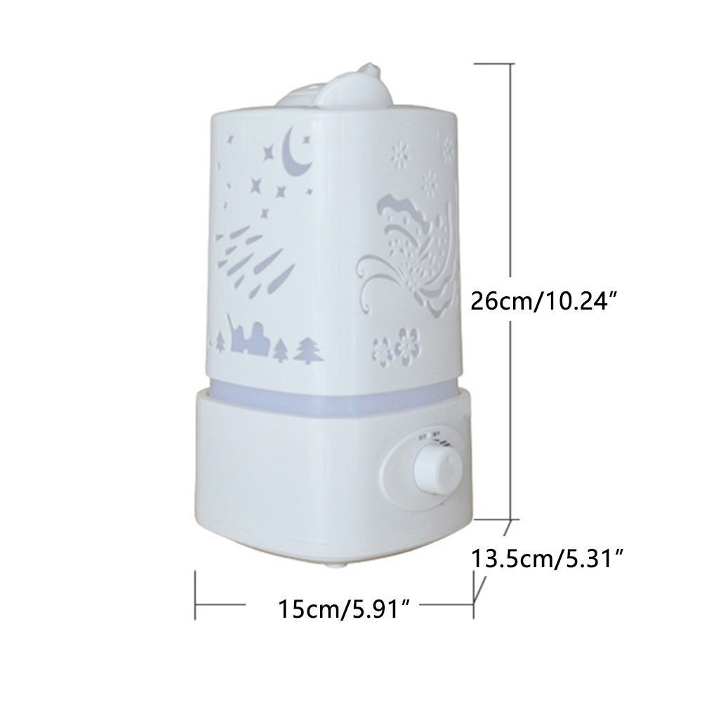 Light Mute Essential Oil Humidificador Mist Maker Aroma Diffuser Air Humidifier