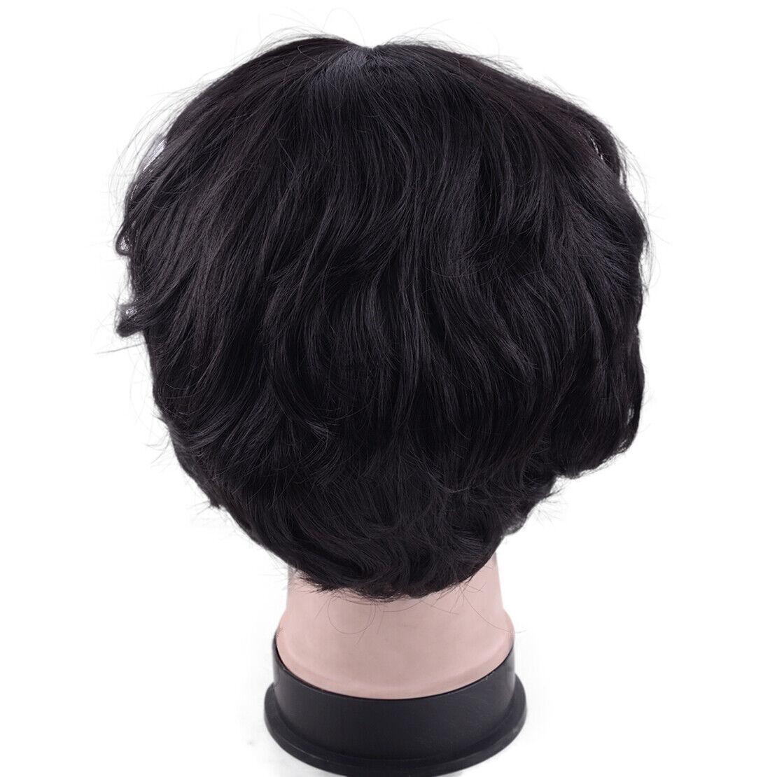 Fashion Vogue Women Short PIxie Cut Wig Ombre Black Full Wigs Wavy Curly Hair