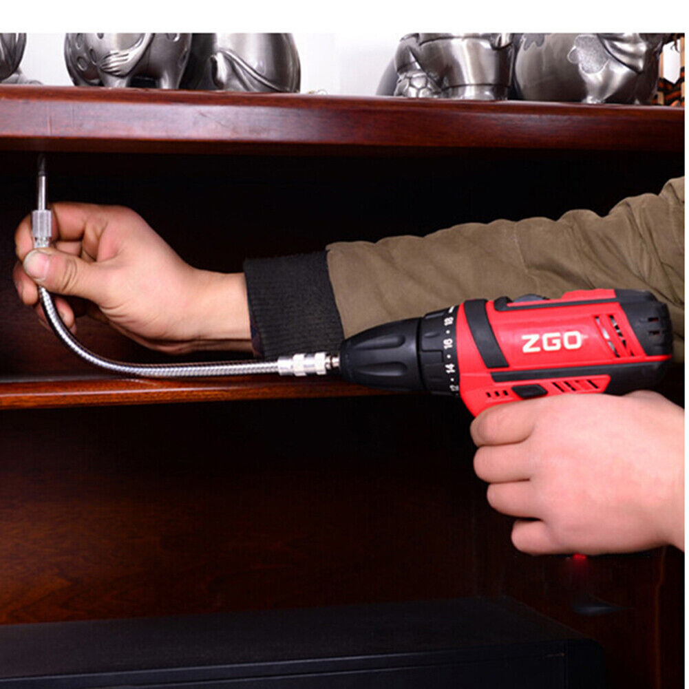 Electric Drill Flexible Shaft Metal Screwdriver Drill Bit Holder (200mm)