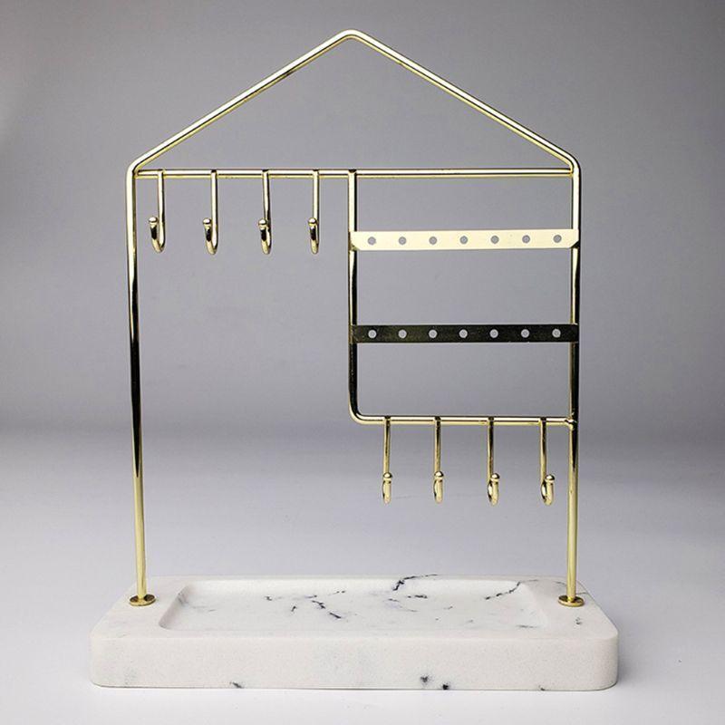 Jewelry Display Stand Rack Necklace Earrings Storage Organizer Show Holder Decor