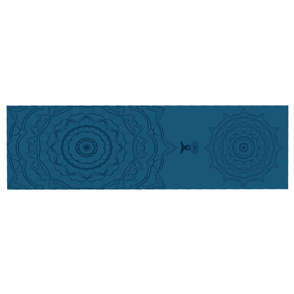 Portable Double Layer Printed Yoga Towel Quick Drying Pilates Towels (B)