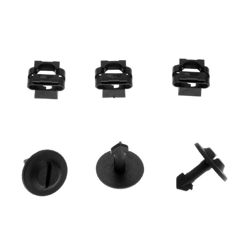 10 Set Auto Vehicle Fasteners Fixing Clips Fit for Audi A4 A6 Volkswagen Plastic