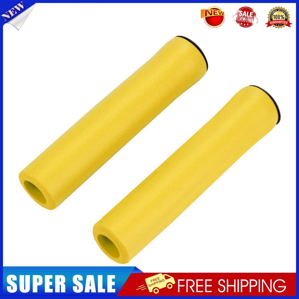 BIKEIN Bicycle Gear Grip Handle Sponge Handlebar Cycling Accessory(Yellow)