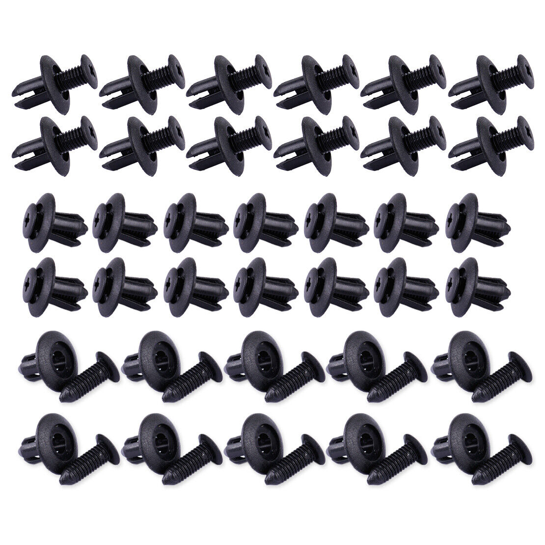 50x Push Type Mud Guard Bumper Retainer Clips fit for Hyundai KIA 86950-28000 Li