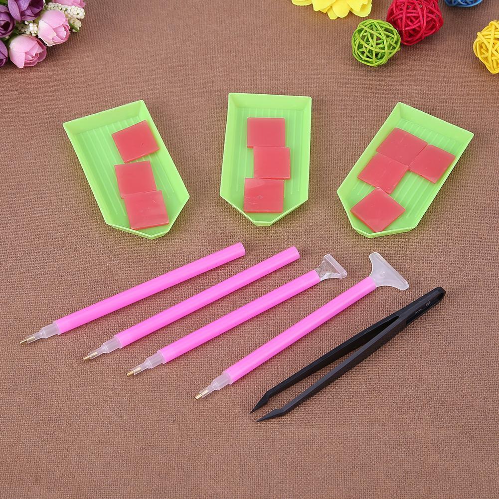 5D Diamond Painting Embroidery Pen DIY Cross Stitch Spot Drilling Tool Kit